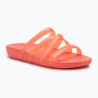 Дамски джапанки Crocs Splash Glossy Strappy neon watermelon