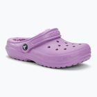 Детски чехли Crocs Classic Lined Orchid