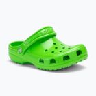 Детски джапанки Crocs Classic Neon Highlighter Clog green slime