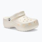 Дамски джапанки Crocs Classic Platform Glitter chalk