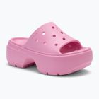 Дамски джапанки Crocs Stomp Slide pink tweed
