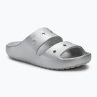 Джапанки Crocs Classic Metallic Sandal V2 silver