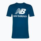 Мъжка тениска New Balance Essentials Stacked Logo blue