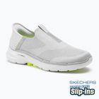 Мъжки обувки SKECHERS Slip-ins Go Walk 6 Easy On сиво/сиво/зелено