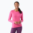 Дамска термо тениска Smartwool Merino 250 Baselayer Crew boxed power pink