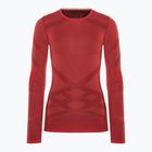 Дамска термоактивна блуза Smartwool Intraknit Thermal Merino Baselayer Crew scarlet/black