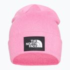The North Face Док Worker Рециклирана зимна шапка в цвят орхидея