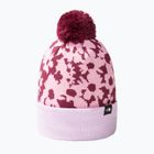 Детска зимна шапка The North Face Ski Tuke boysenberry с градиентен флорален принт