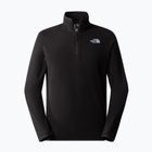 Мъжки поларен суитшърт The North Face 100 Glacier 1/4 Zip black