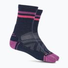 Дамски чорапи за трекинг Smartwool Hike Light Cushion Tube Stripe Crew deep navy/power pink