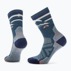 Дамски чорапи за трекинг Smartwool Hike Light Cushion New Pattern Crew twilight blue
