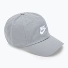 Бейзболна шапка Nike Club Unstructured Futura Wash particle grey/white