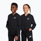 Детски суитшърт Nike Club Fleece black/white