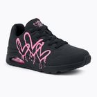 Дамски обувки SKECHERS Uno Dripping In Love black/pink
