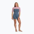 Дамски неопренов костюм за плуване ROXY 2/2 mm Prologue+ SS Springsuit Flock ash