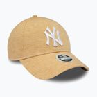 Дамска бейзболна шапка New Era Jersey 9Forty New York Yankees light beige