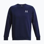 Мъжки суитшърт Under Armour Essential Fleece Crew midnight navy/white