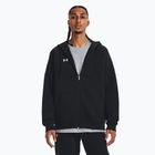 Мъжки суитшърт Under Armour Rival Fleece FZ черен/бял