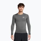 Мъжки спортен екип Under Armour Heat Gear Armour Comp castlerock/white training longsleeve