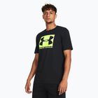 Мъжка тениска Under Armour Boxed Sportstyle black/high vis yellow