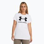 Дамска тениска Under Armour Rival Logo white/black