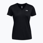 Дамска тренировъчна тениска Under Armour Tech SSV Solid black/white