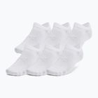 Чорапи за тренировка Under Armour Essential No Show 6 Pack white/white/halo gray