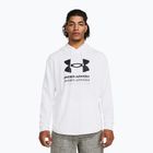 Мъжки качулки Under Armour Rival Terry Graphic Hood white/black