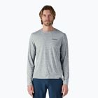 Мъжка блуза с дълъг ръкав Patagonia Cap Cool Daily Graphic Shirt-Waters boardshort logo abalone blue/feather grey
