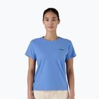 Дамска тениска Patagonia P-6 Logo Responsibili-Tee abundant blue