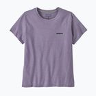 Дамска тениска Patagonia P-6 Logo Responsibili-Tee concrete purple