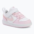 Детски обувки Nike Court Borough Low Recraft white/pink foam