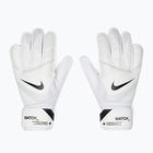 Детски вратарски ръкавици Nike Match бяло/чиста платина/черно