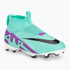 Детски футболни обувки Nike Jr Zoom Mercurial Superfly 9 Academy FG/MG hyper turquoise/black/ white/fuchsia dream