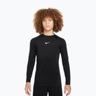 Детска блуза с дълъг ръкав Nike Pro Dri-Fit black/white