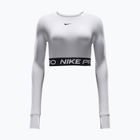 Дамски топ с дълъг ръкав за тренировка Nike Pro 365 Dri-Fit white/black