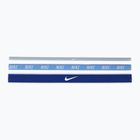 Лента за глава Nike Mixed Width Headband 3 бр light armory blue/university blue/white