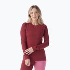 Дамска термо блуза с дълъг ръкав Smartwool Thermal Merino 250 Baselayer Crew Boxed currant heather 