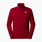 Мъжки суитшърт The North Face 100 Glacier 1/4 Zip garnet red