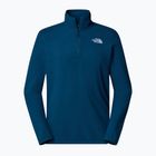 Мъжки суитшърт The North Face 100 Glacier 1/4 Zip midnight petrol