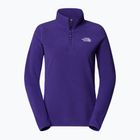 Дамски суитшърт The North Face 100 Glacier 1/4 Zip peak purple