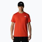 Мъжка тениска The North Face Box Nse crimson orange/black