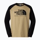 Мъжка тениска с дълъг ръкав за бягане The North Face Heritage khaki stone/black