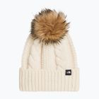 Детска зимна шапка The North Face Oh Mega Fur Pom Beanie white Dune