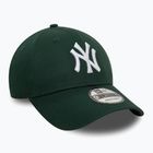New Era League Essential 9Forty New York Yankees бейзболна шапка тъмнозелена