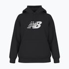 Жени New Balance Флийс качулка черна