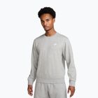 Мъжки суитшърт Nike Club French Terry Crew dark grey heather/white