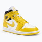 Nike Air Jordan 1 Mid дамски обувки бяло/черно/жива сяра