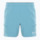Мъжки шорти за тенис Nike Court Advantage Dri-FIT 7" denim turquoise/ armory navy/ white