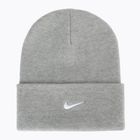 Мъжка зимна шапка Nike Peak Swoosh Beanie dark grey heather/white